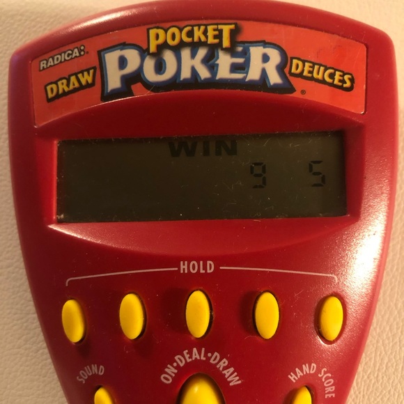 Vintage 1999 Radica Pocket Poker Handheld Electronic Draw and Deuces Game - Picture 2 of 8